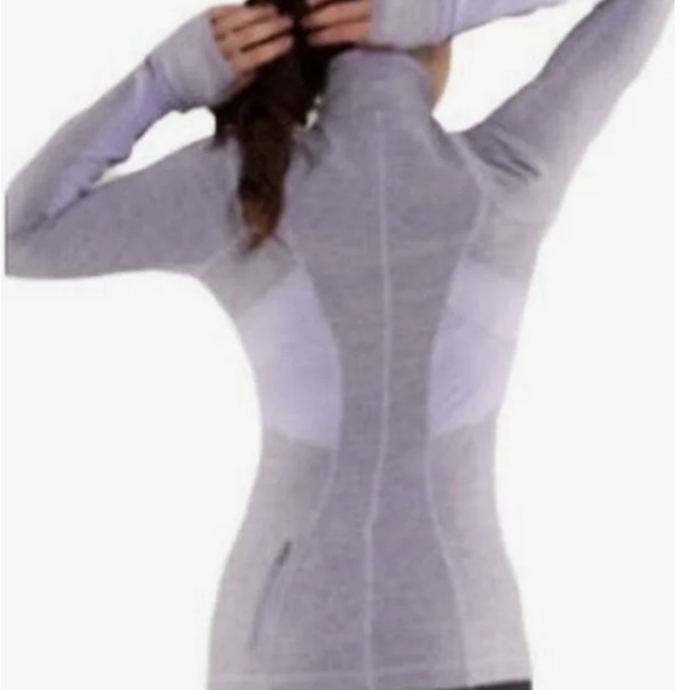 Lululemon Athletica Run Full Tilt Lilac Half zip Pullover - Picture 2 of 11